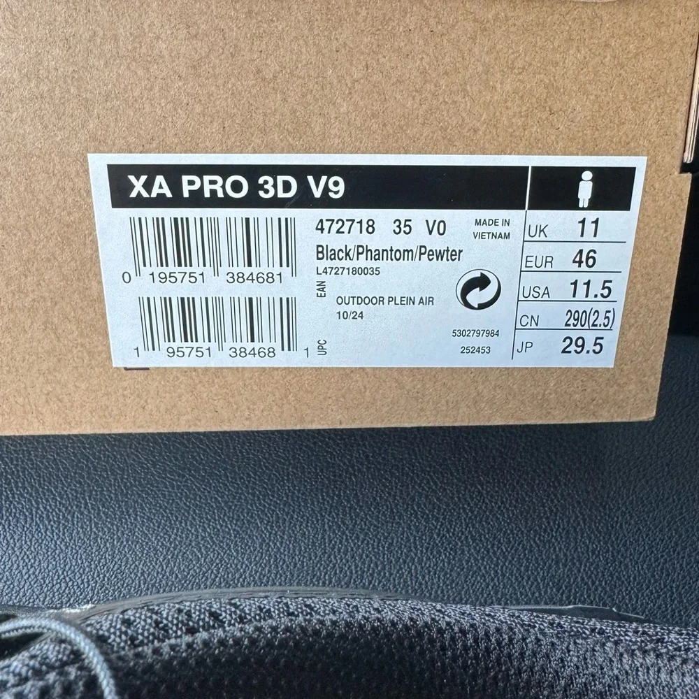 Salomon Trail Running Hiking Shoes. Men 11.5.New - Picture 3 of 3